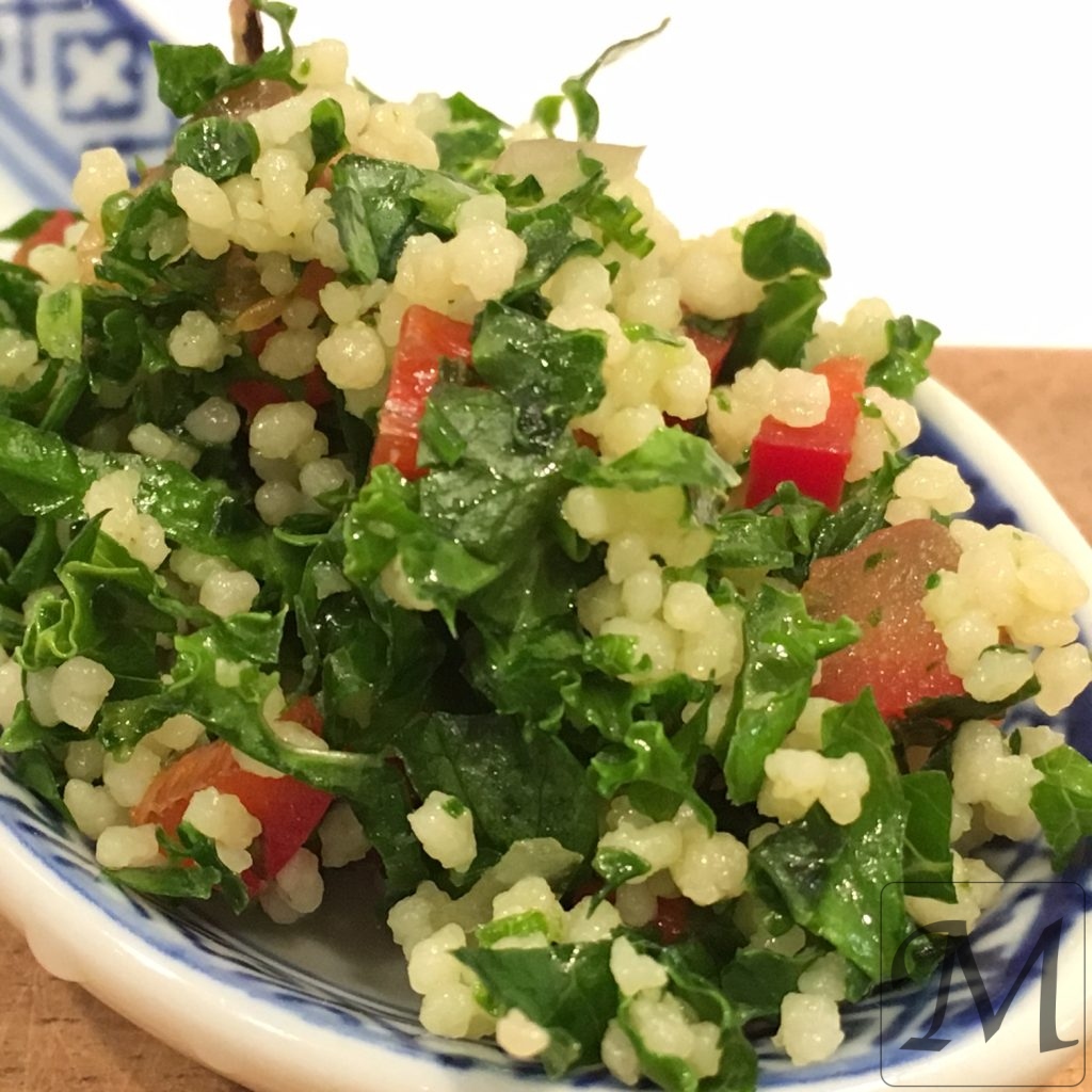 Tabouleh salat med grønkål