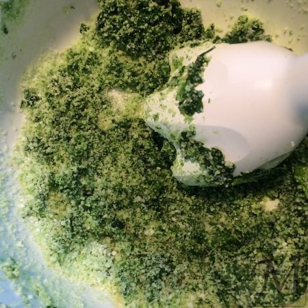 Ramsløg og salt blendes