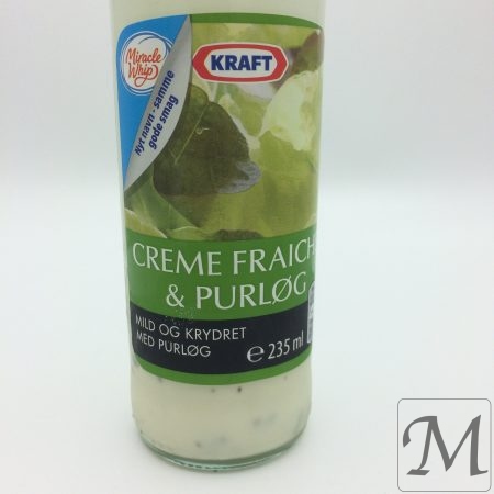Kraft Creme Fraiche og purløg dressing