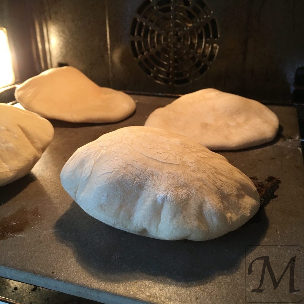 pita på bagesten i ovn