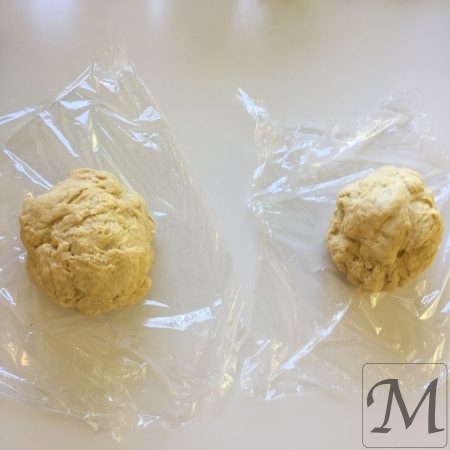 hjemmelavet pasta klar til indpakning