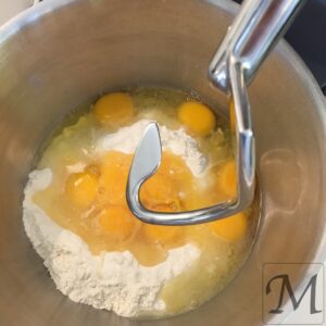 hjemmelavet pasta i røremaskine