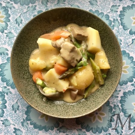 kalvefrikassé rester