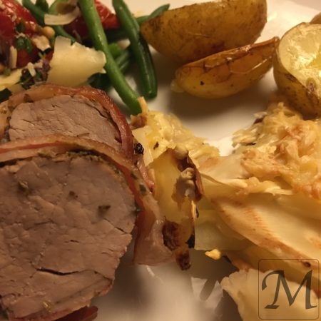 mørbrad med bønnesalat