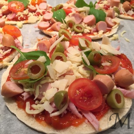 pitza altså en pita pizza