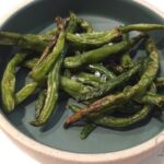 bønnefritter af grønne frosne bønner