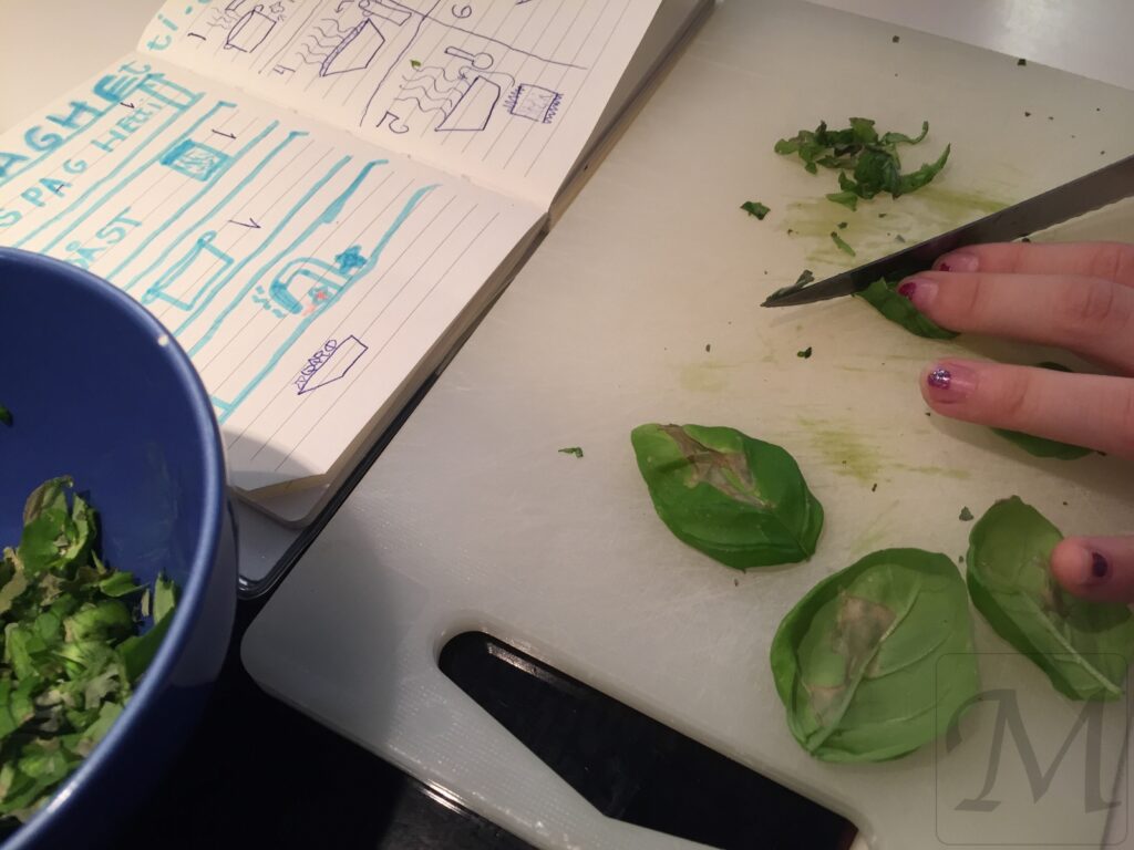 Når børnene laver mad