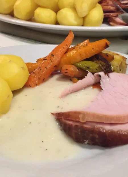 Peberrodssauce til hamburgerryg eller spidsbryst