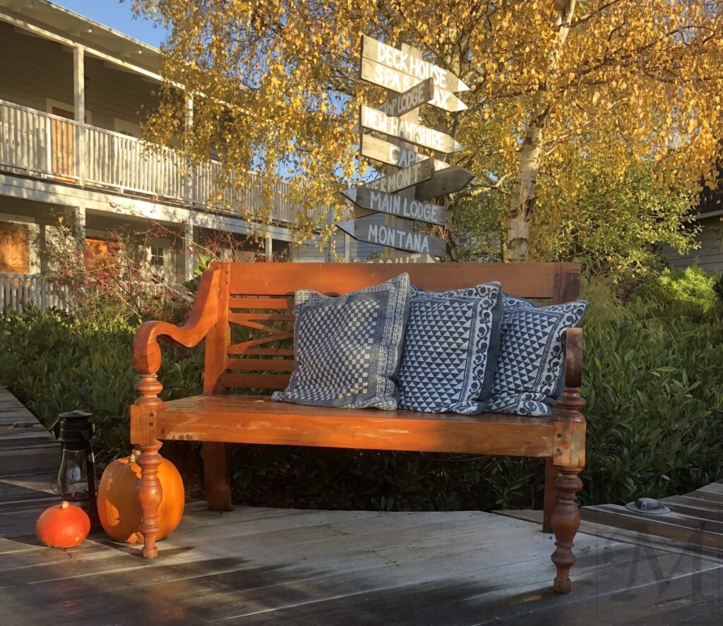 the lodge bænk