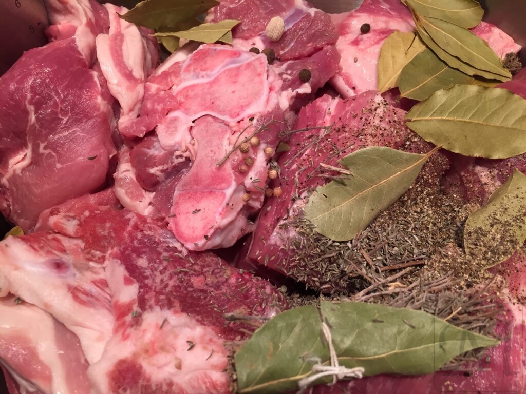 kog flæsk til julesylte