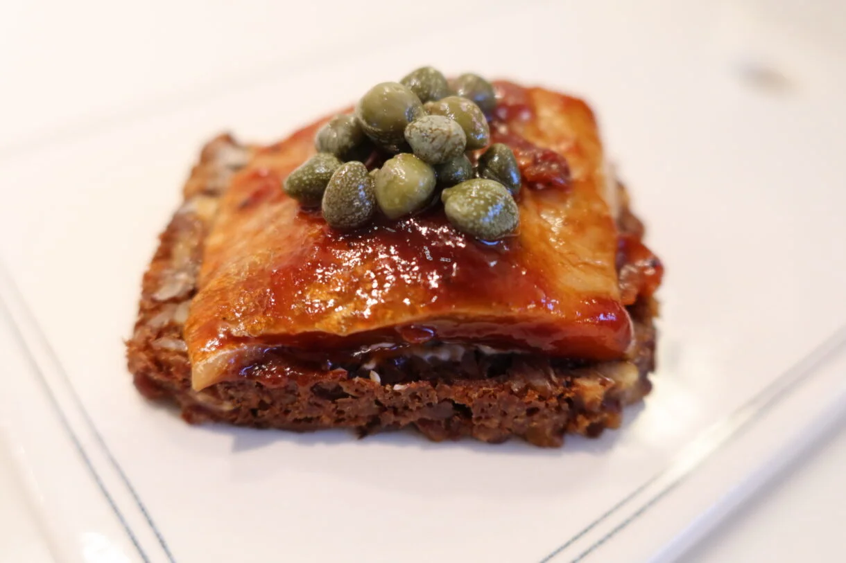 hjemmelavede sild på rugbrød