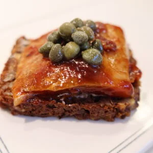 hjemmelavede sild på rugbrød