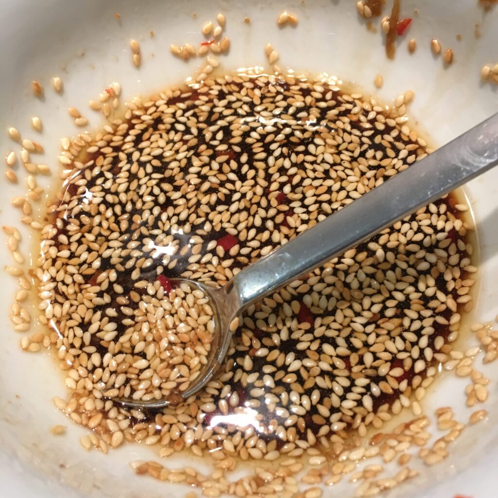 Soya dressing med ristet sesam