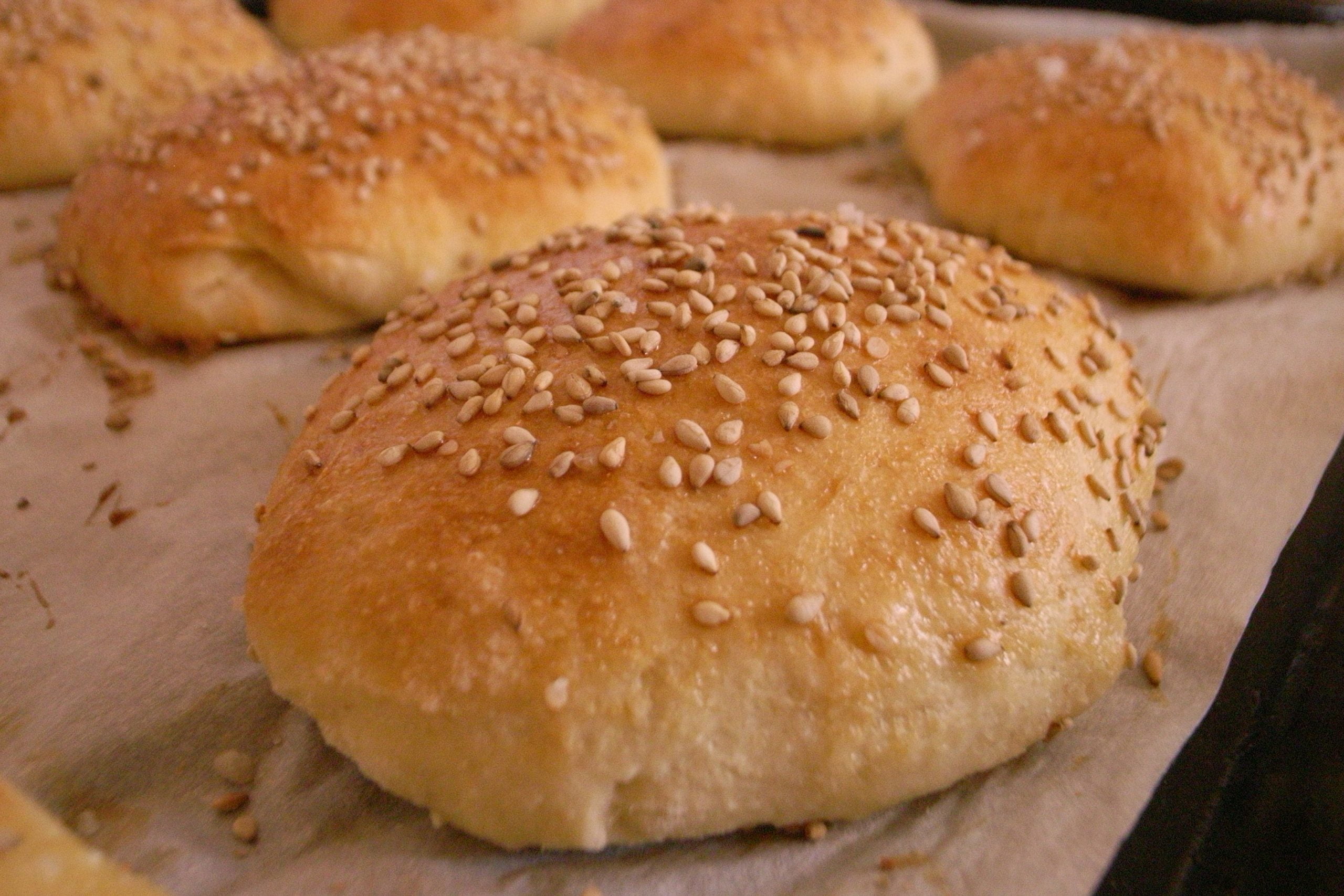 Hjemmebagt burgerbolle